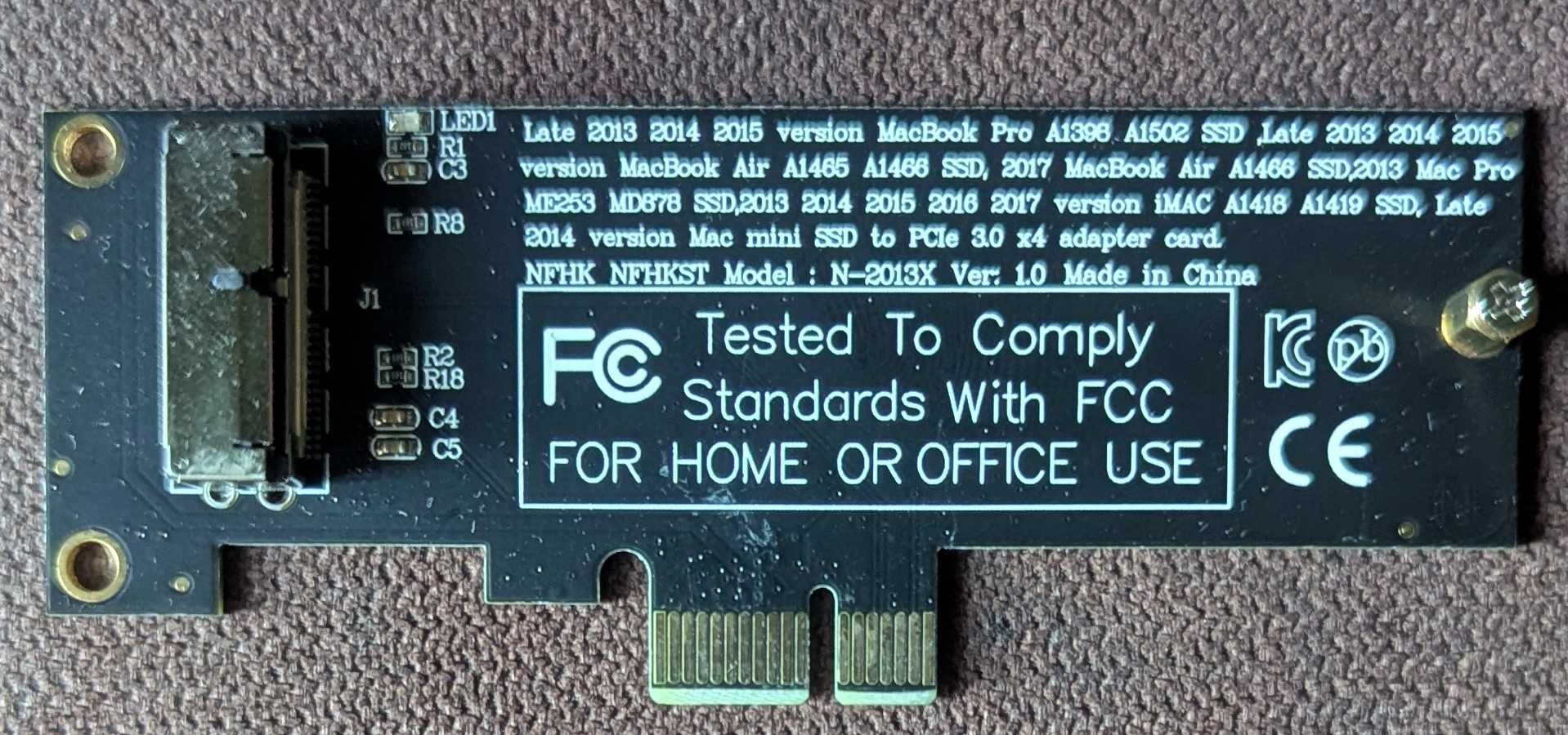 Перехідник SSD MAC. М2 / М2 Мас/SSD 256gb