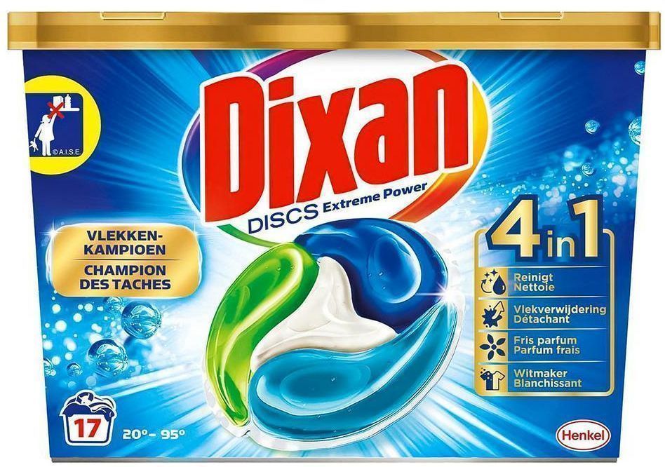 DIXAN  Extreme Power 4w1  17 Discs kapsułki do prania