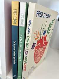 3 livros de Fred Elboni