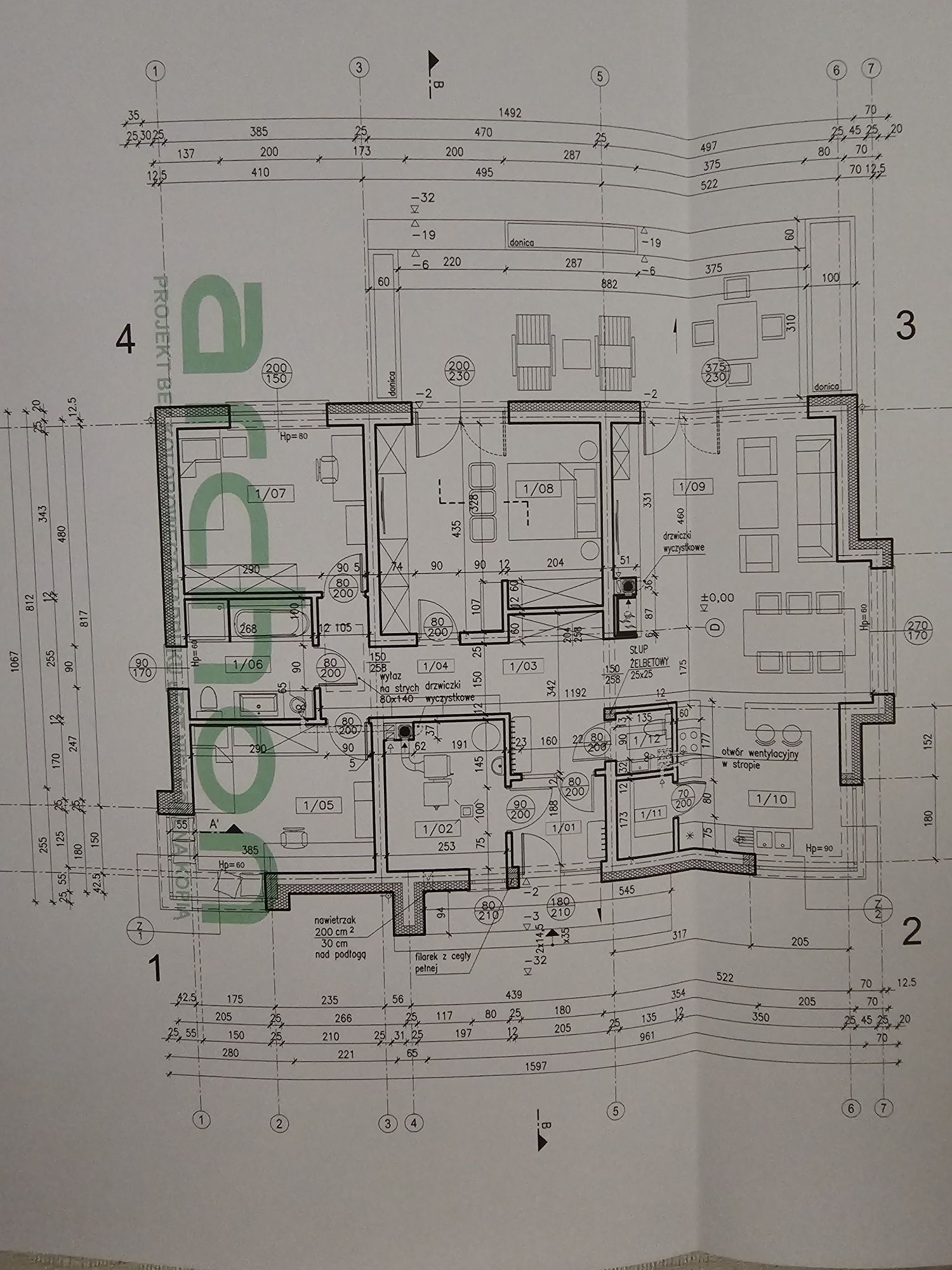 Sprzedam Projekt Domu Pod  Jarząbem 19 Archon