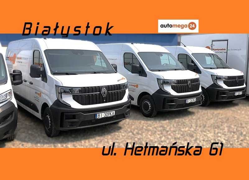 Cennik wynajmu, nowy Master VAN 3 osobowy lub Ducato Boxer Jumper am24