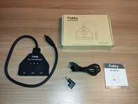 HDMI Switch - 3 w 1 - FOKKY HS329-BK