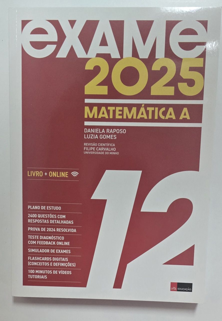 Exame 2025 - Matemática A - 12⁰ Ano [NOVO]