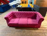 Sofa kanapa Chesterfield - bez funkcji spania - 3 sztuki mam