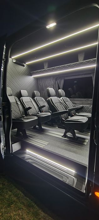 Zabudowa busa osobowy brygadowy kamper Sprinter Ducato Boxer Man Iveco