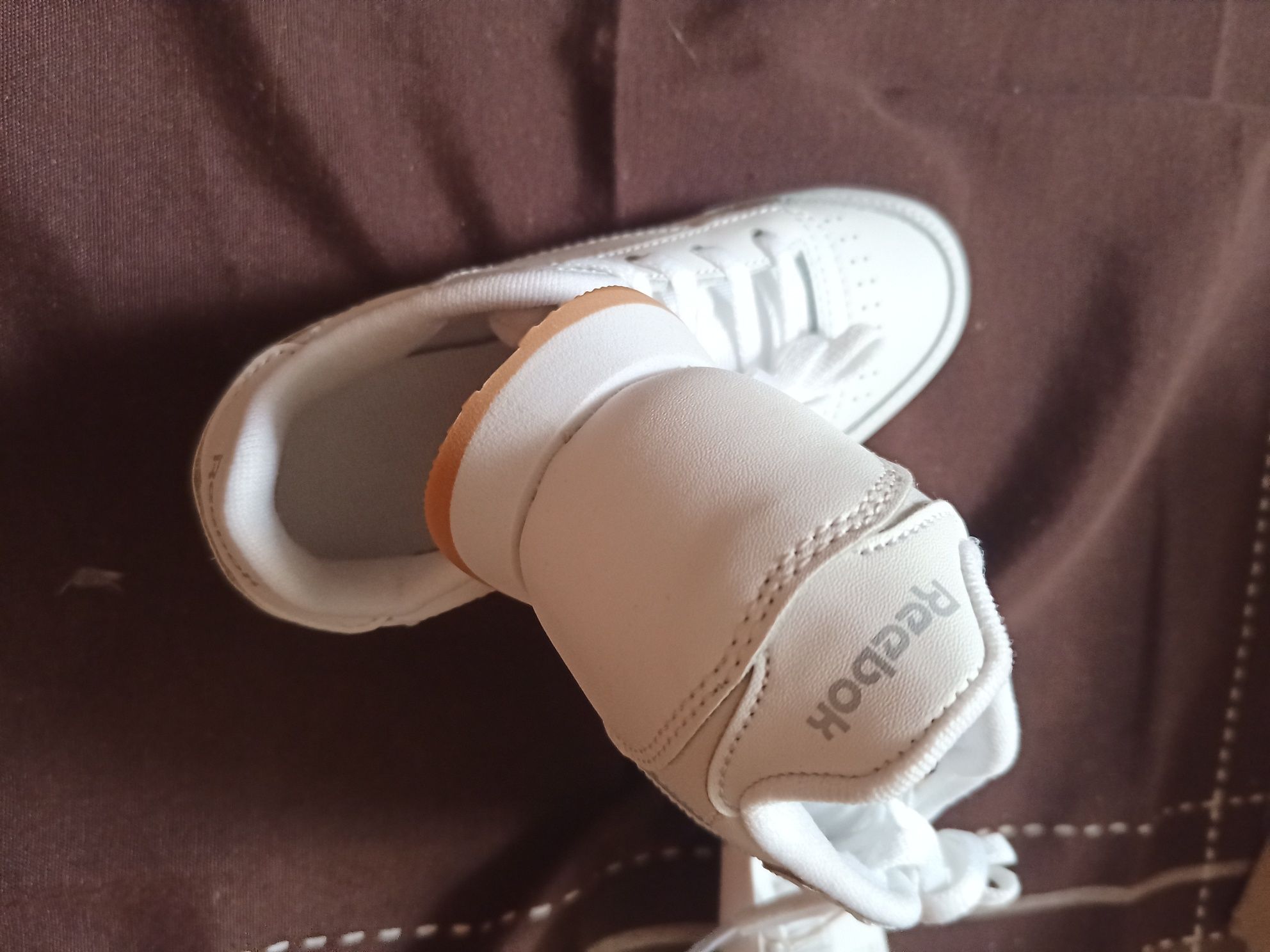 Skórzane buty Reebok classic leather 26,5 wkładka 17,7 cm biała skóra