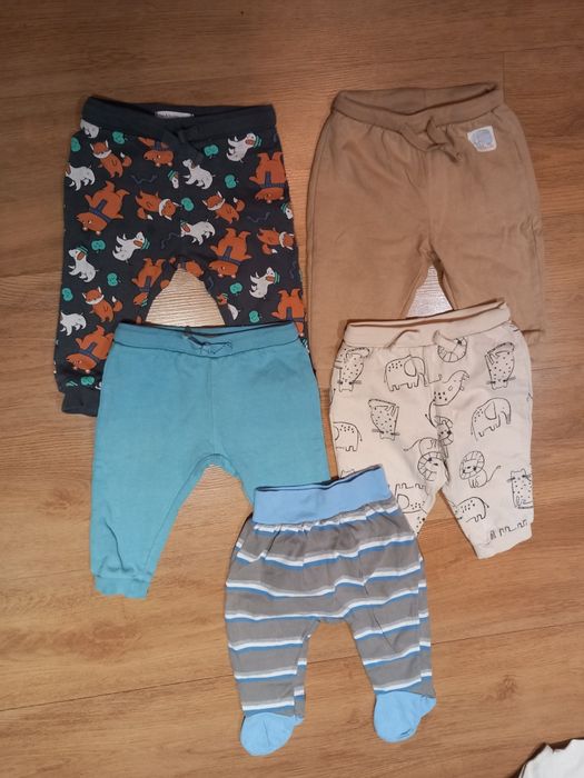 Spodnie dresowe r74 +gratis