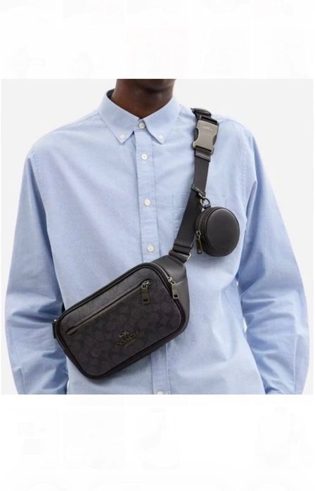 COACH Elias Belt Bag Чоловіча сумочка бананка оригінал мужская сумка