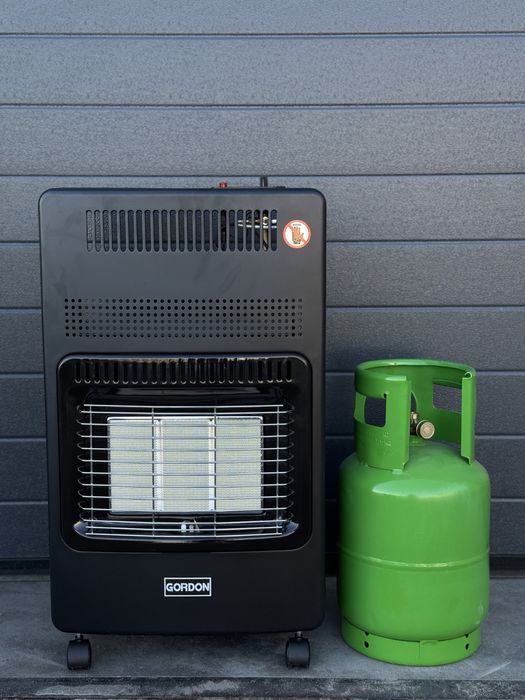 Комклект!!! Газовий обігрівач 4,2кВт + балон 12,27л Польща