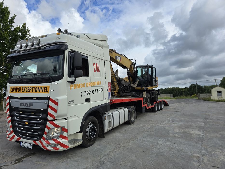 Transport Niskopodwoziowy Pomoc Drogowa Holowanie Laweta do 27 Ton