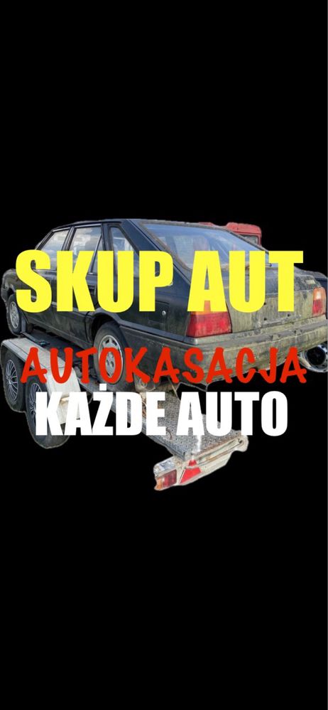 Skup aut, autokasacja, złomowanie Wągrowiec Kcynia okolice