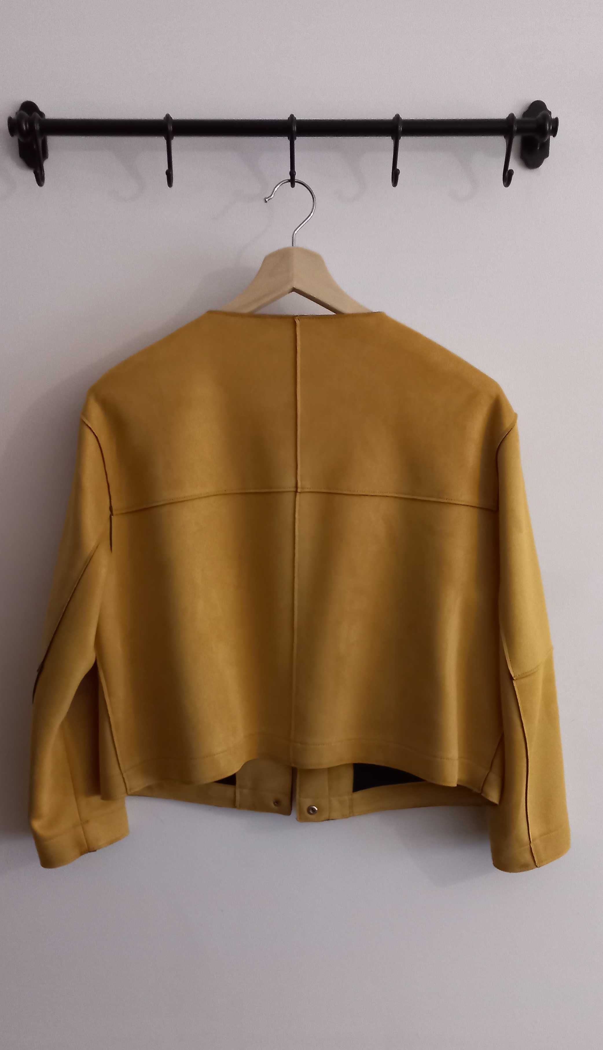 Casaco / Jaqueta curta Zara - amarelo
