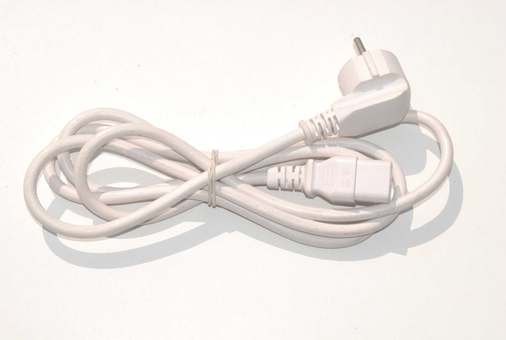 Kabel zasilający zasilacz Xbox 360 Xbox One PC biały okazja