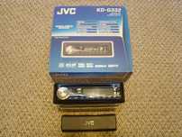 Samochodowy radio odtwarzacz z CD cenionej firmy JVC KD-G332