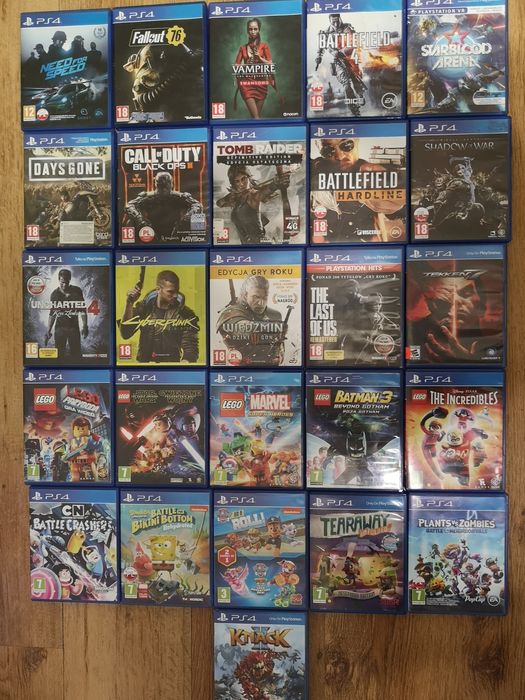 Gry Ps4 ps5 Minecraft, Lego Crash Bandicoot, Knack