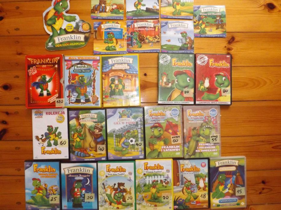 Franklin śpi w namiocie bajka film vcd inne dvd