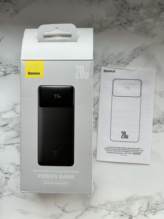 Powerbank Baseus Bipow 30000 mAh/111Wh 20W