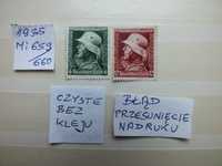 2szt. znaczki Mi 569/570 BŁĄD Niemcy 1935r. WOJSKO czyste Rzesza Reich