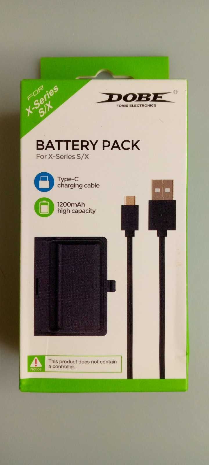 Аккумулятор джойстика Чорный Xbox Series X/S 1200 Mah кабель 3 метра