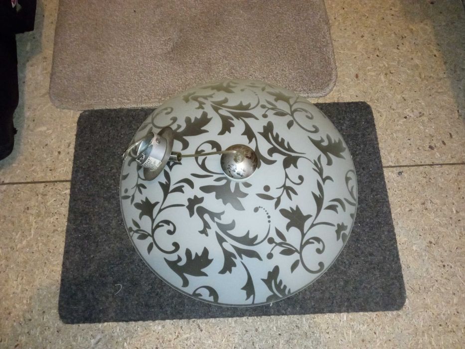 Lampa kuchenna szklana