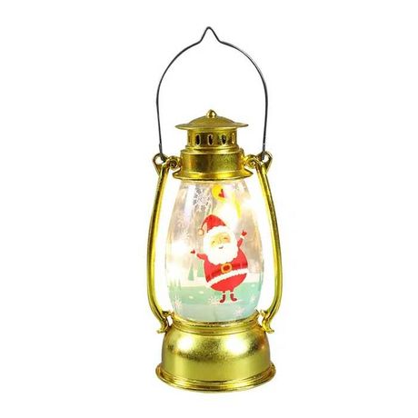 LAMPION ADWENTOWY LED lampka dekoracja prezent Mikołaj i bałwan