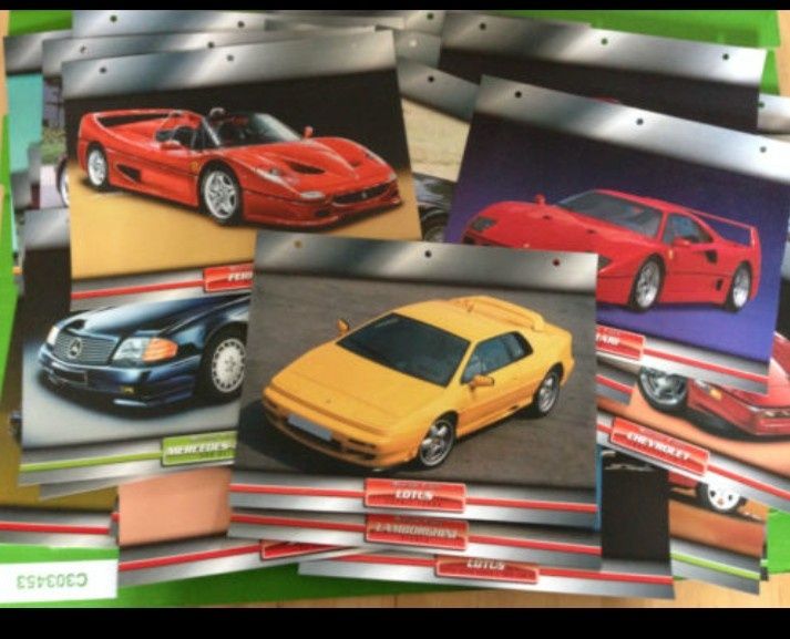 Atlas Editions Collectable Dream Cars cards (Encyclopedic) 50 pcs.