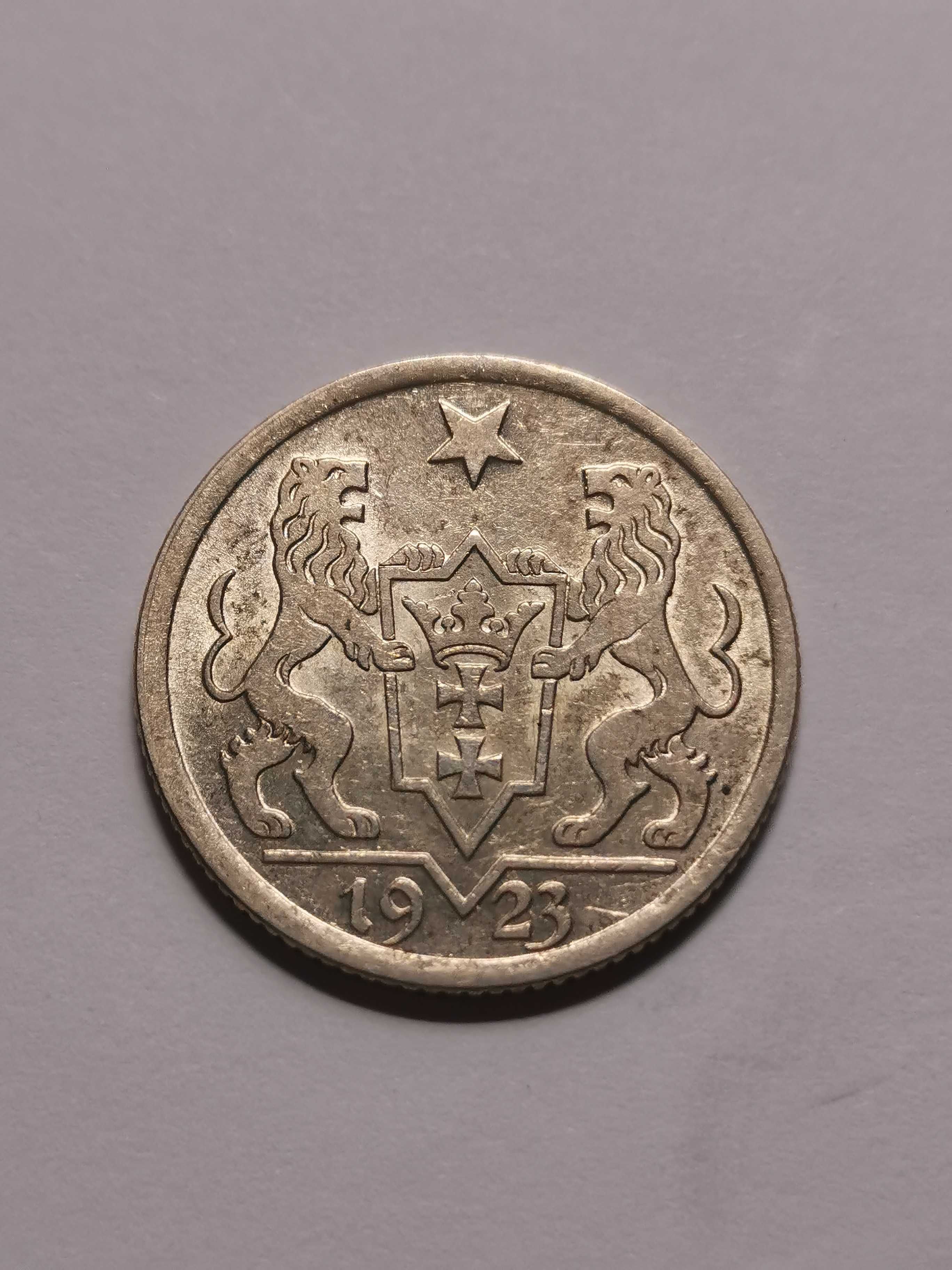 1 gulden 1923 r. Wolne Miasto Gdańsk MENNICZA