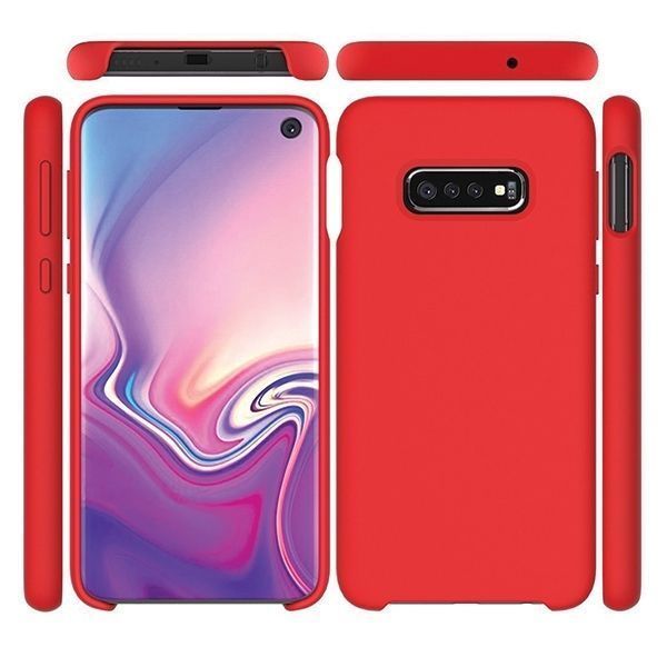 Beline Etui Silicone Huawei Y5P Czerwony/Red