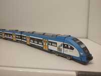 Model kartonowy zabawka pociąg miejski koleje śląskie  ELF II elektryc