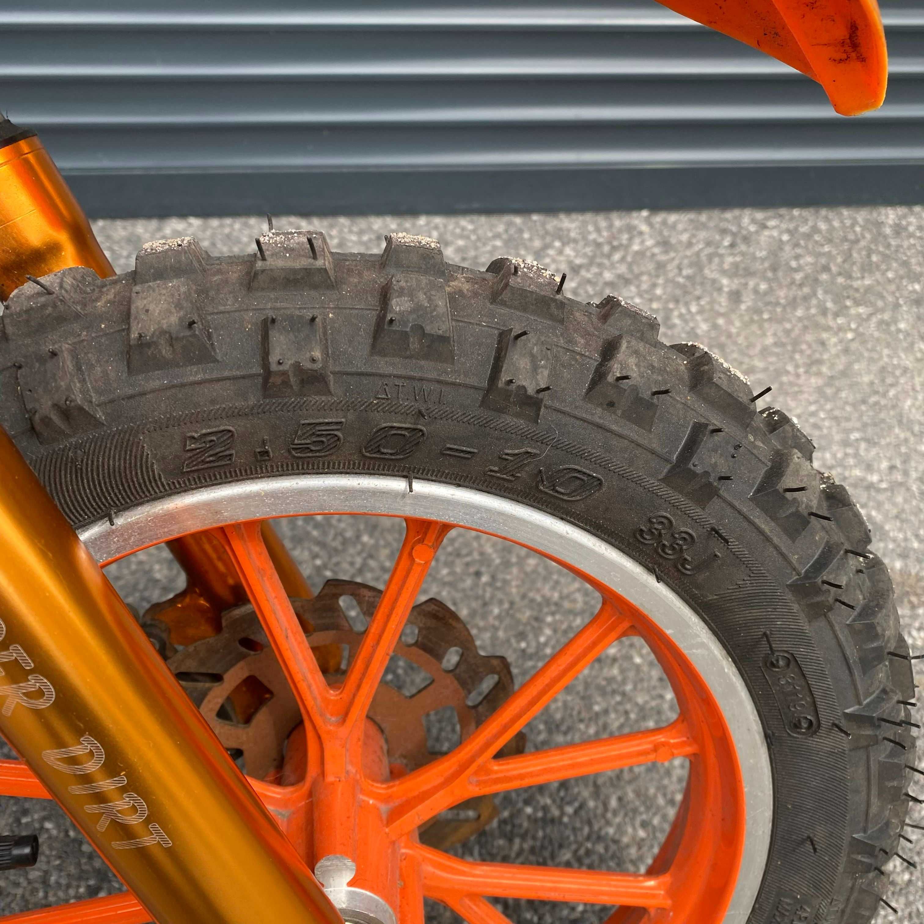 Mini cross 50cc | Spalinowy | Dla dzieci i młodzieży | Pomarańczowy