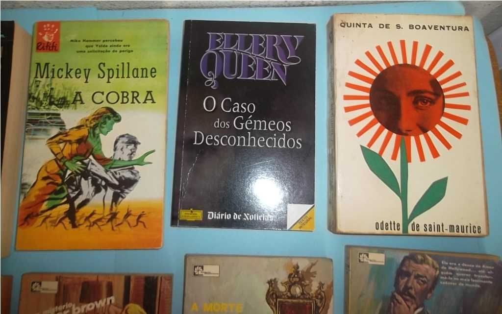 Livros de Bolso : Literatura policial, guerra, etc... Anos 70