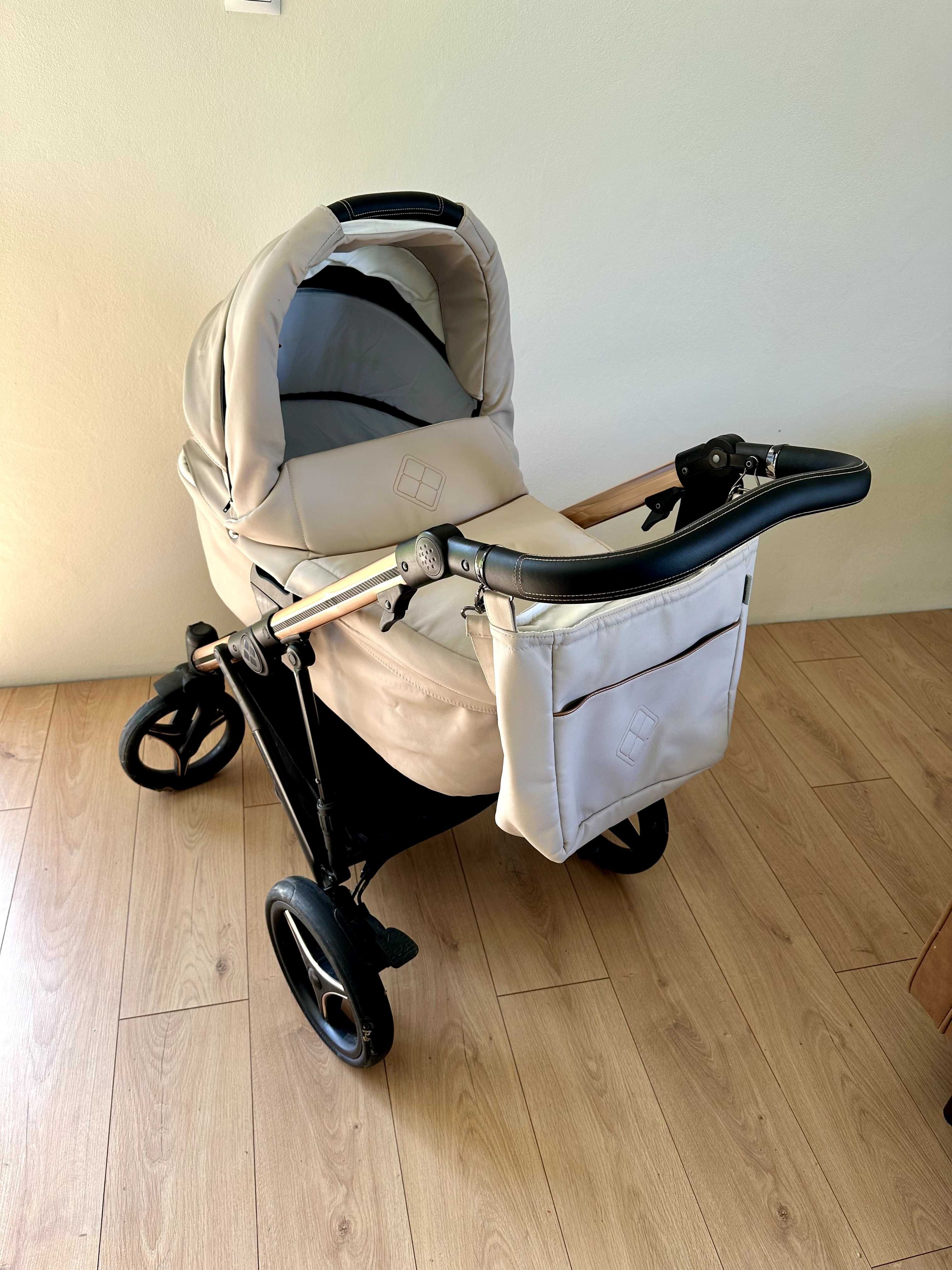 Wózek 2w1 Bebetto Pascal Premium Class Stella – Beż & Miedź