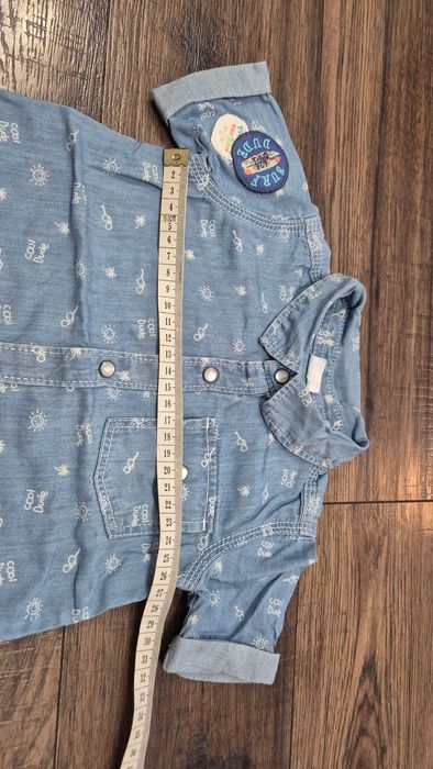 046 P koszula nr 2 kr r kratka F&F rozmiar 80 na 12 miesięcy