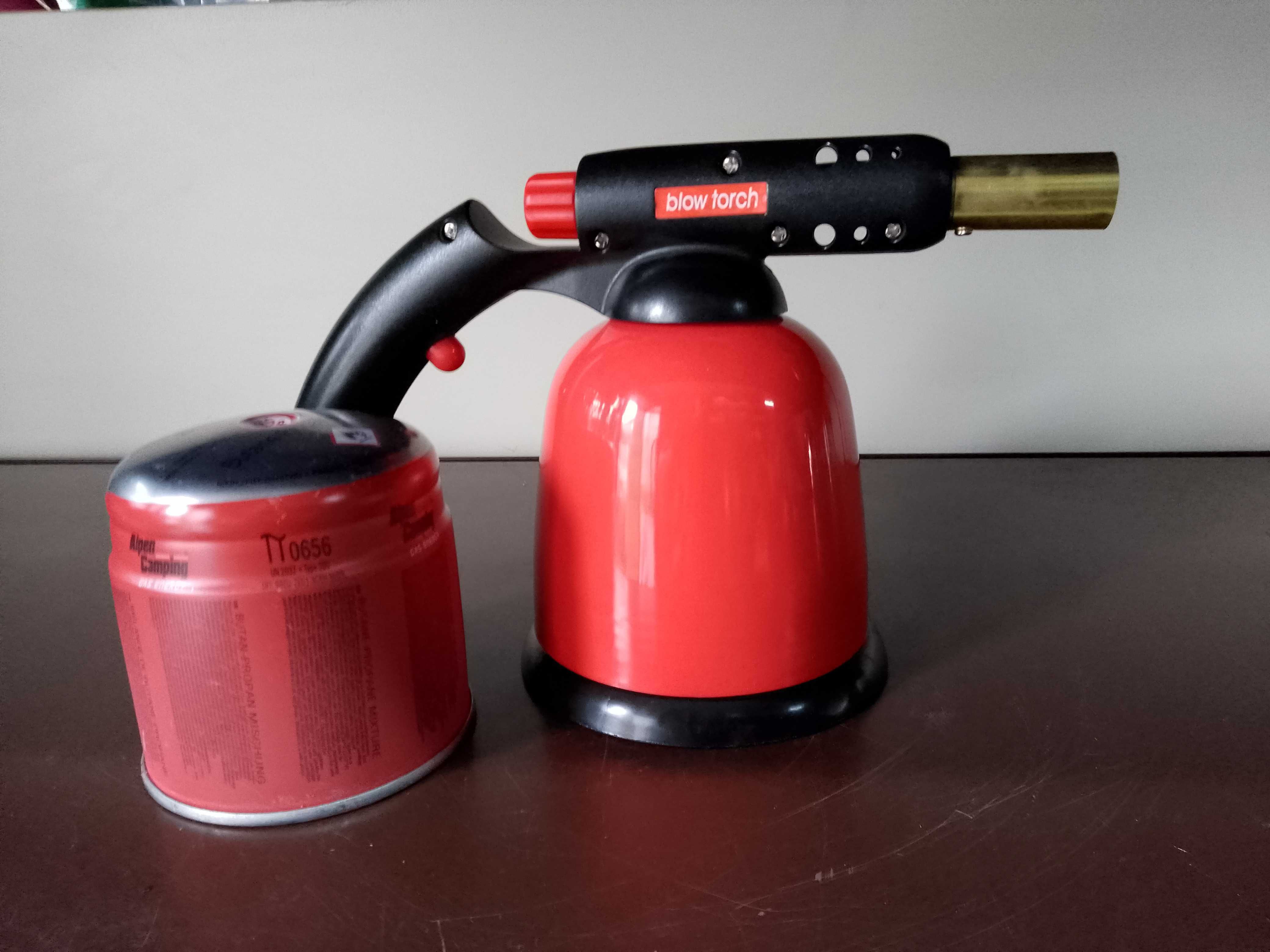 Palnik gazowy lutowniczy piezo gaz na kartusze 190g lampa lutownicza