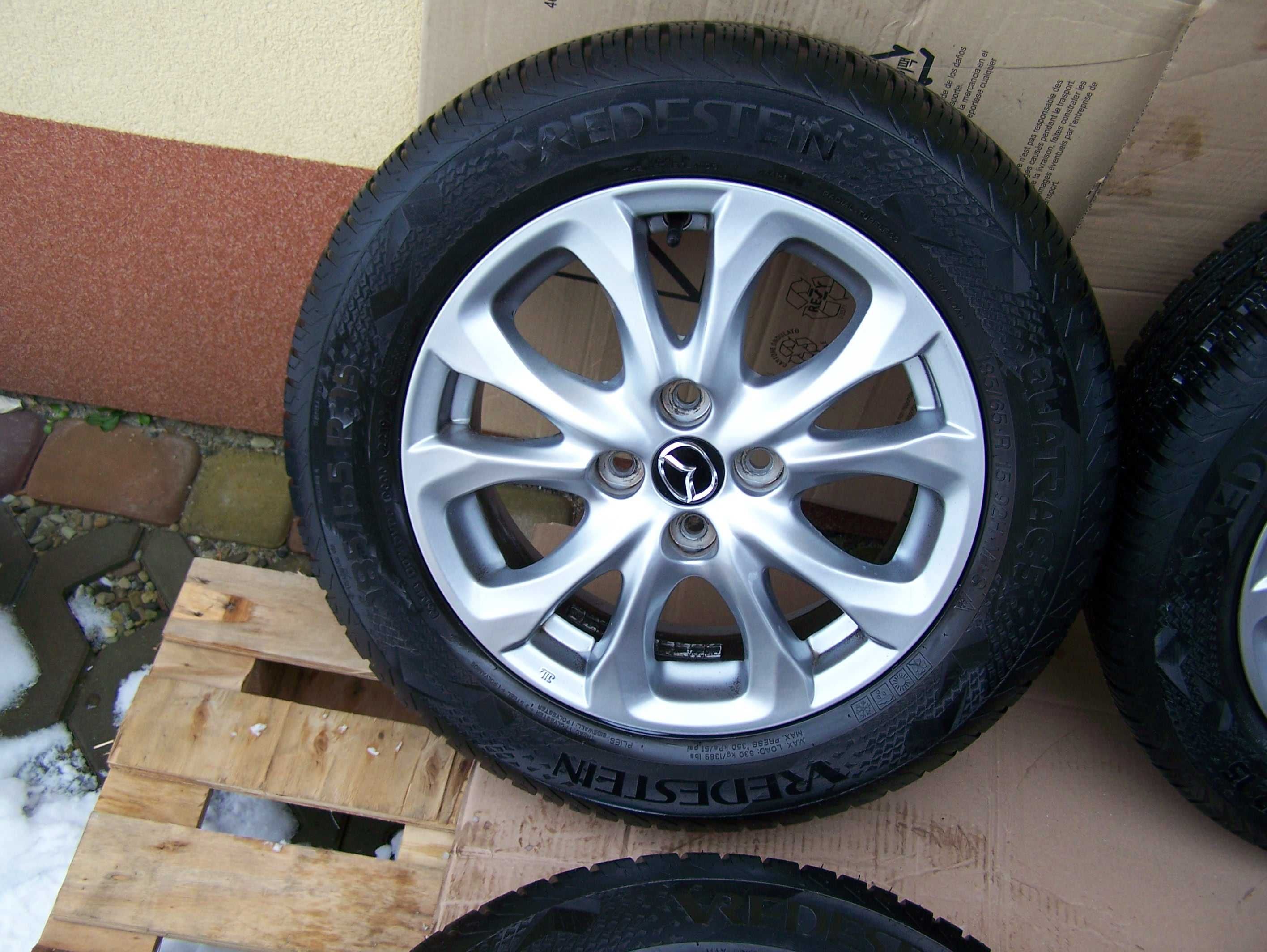 Koła  Całoroczne Aluminiowe 15" Mazda 2 , Hyundai I 20 Modele 2 i 3