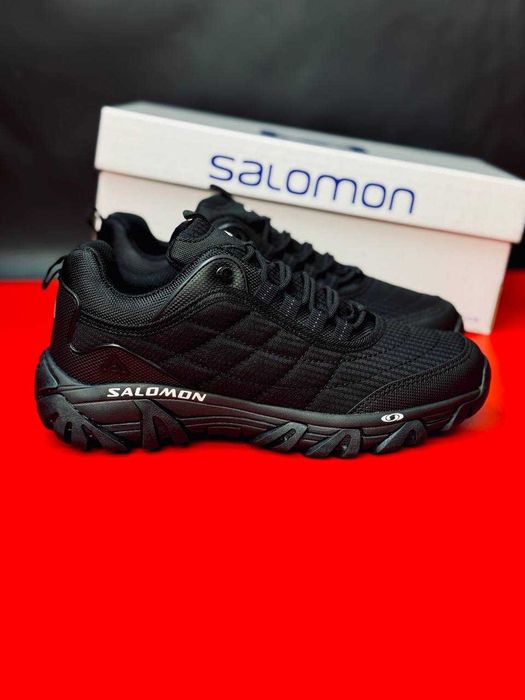 Salomon Black GORE-TEX Мужские непромокаемые осенние кроссовки саламон