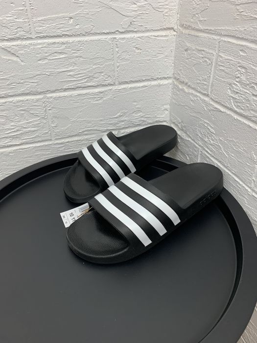 Тапки шлепанцы Сланцы adidas adilette оригинал 43р новые черные