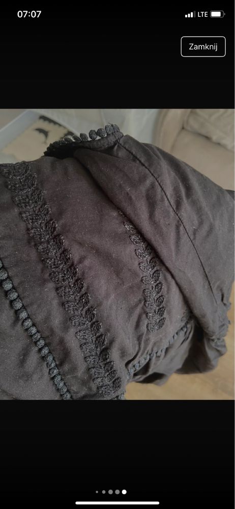 Haftowana sukienka H&M 34 XS