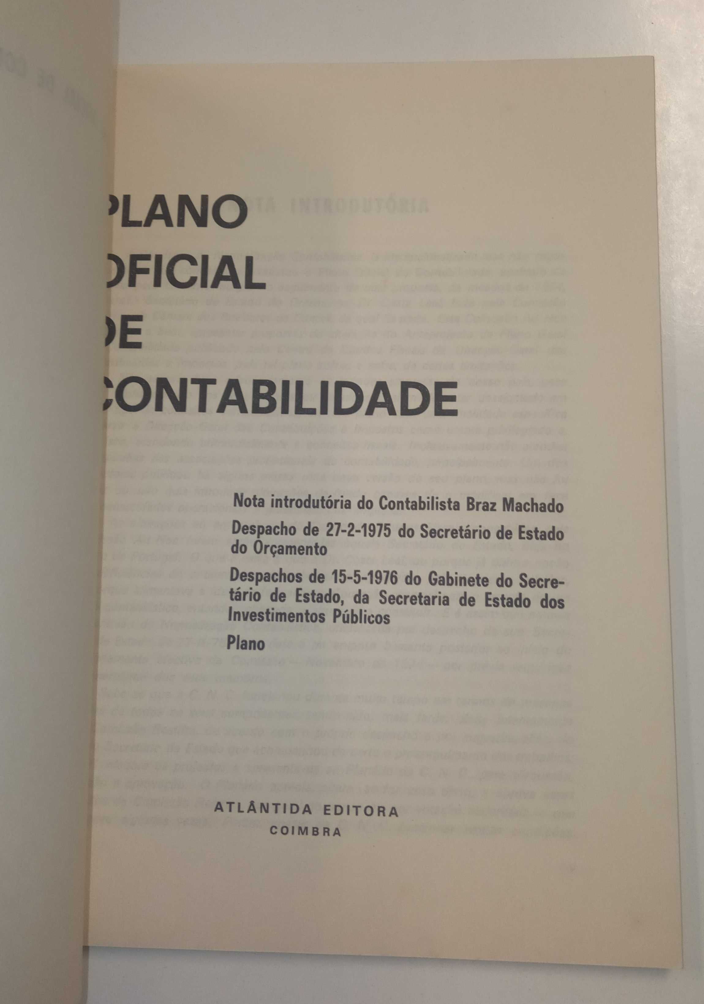 Plano Oficial de Contabilidade