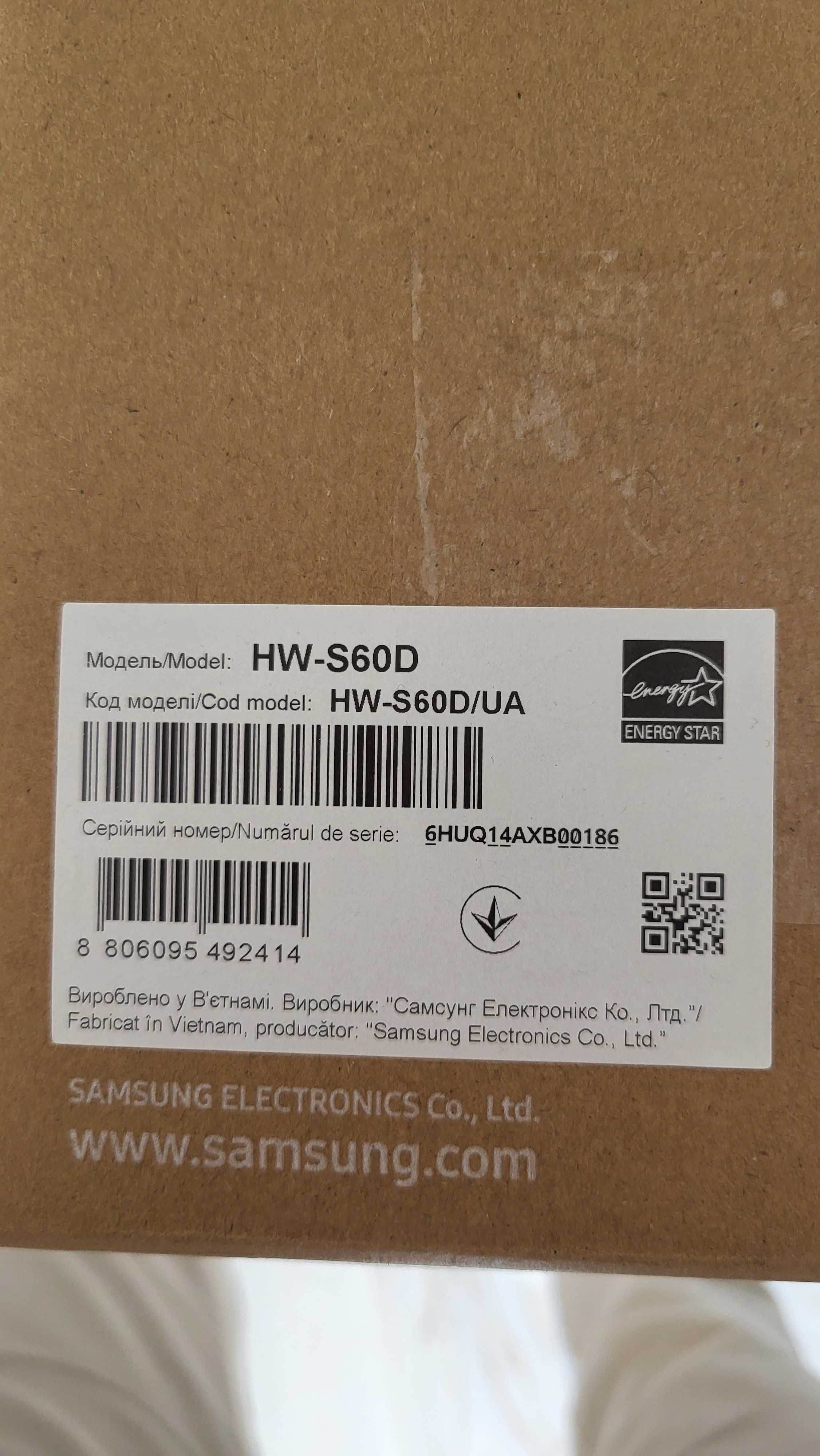 Soundbar SAMSUNG S60D