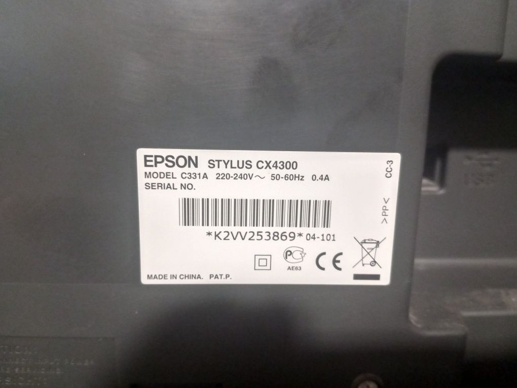 Продам принтер Epson Stylus CX4300