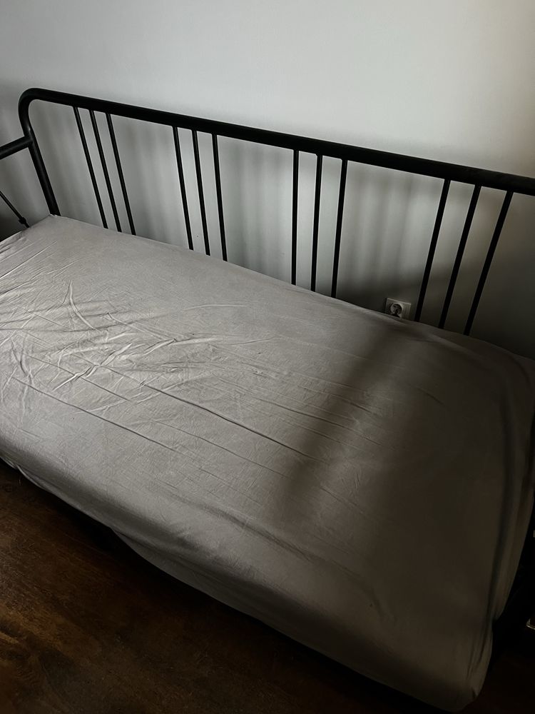 Łóżko Ikea Fyresdal wraz z Materacem Rozkładane