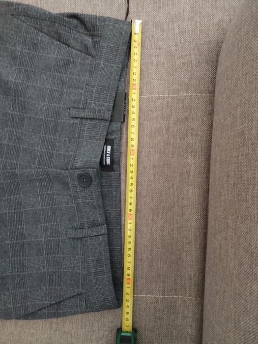 Nowe męskie spodnie Only&sons piękne do wielu stylizacji kratka