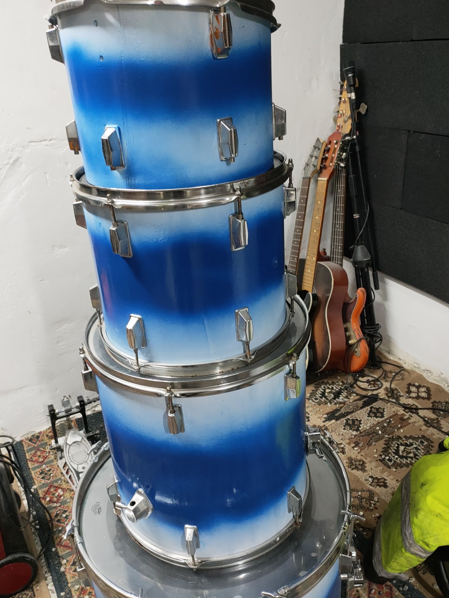 Perkusja Pearl export stopa natal Basix talerze paiste zildjian