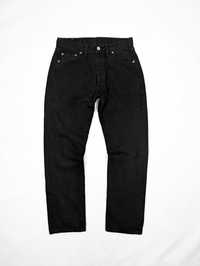 LEvi's 501 czarne spodnie jeansy 30/30 XS