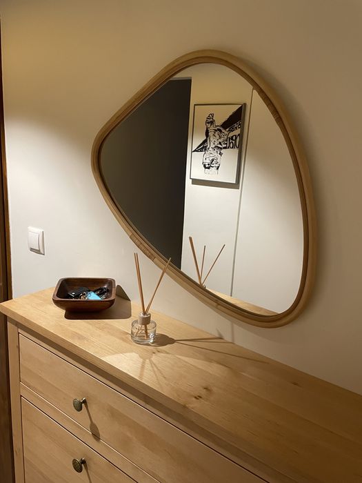 Lustro ikea MARISTOVA, boho, jak nowe, super stan!