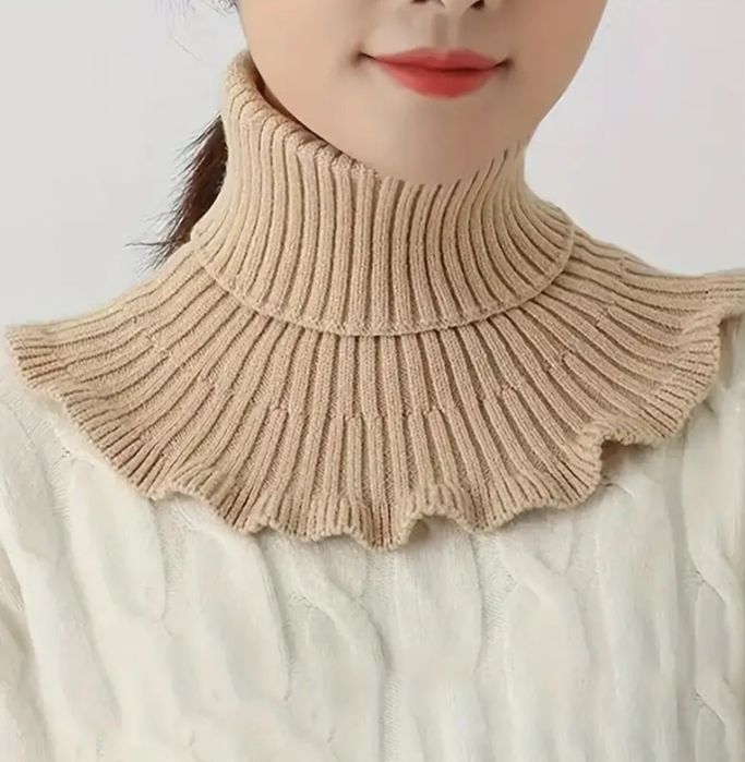 Воротники вязаные