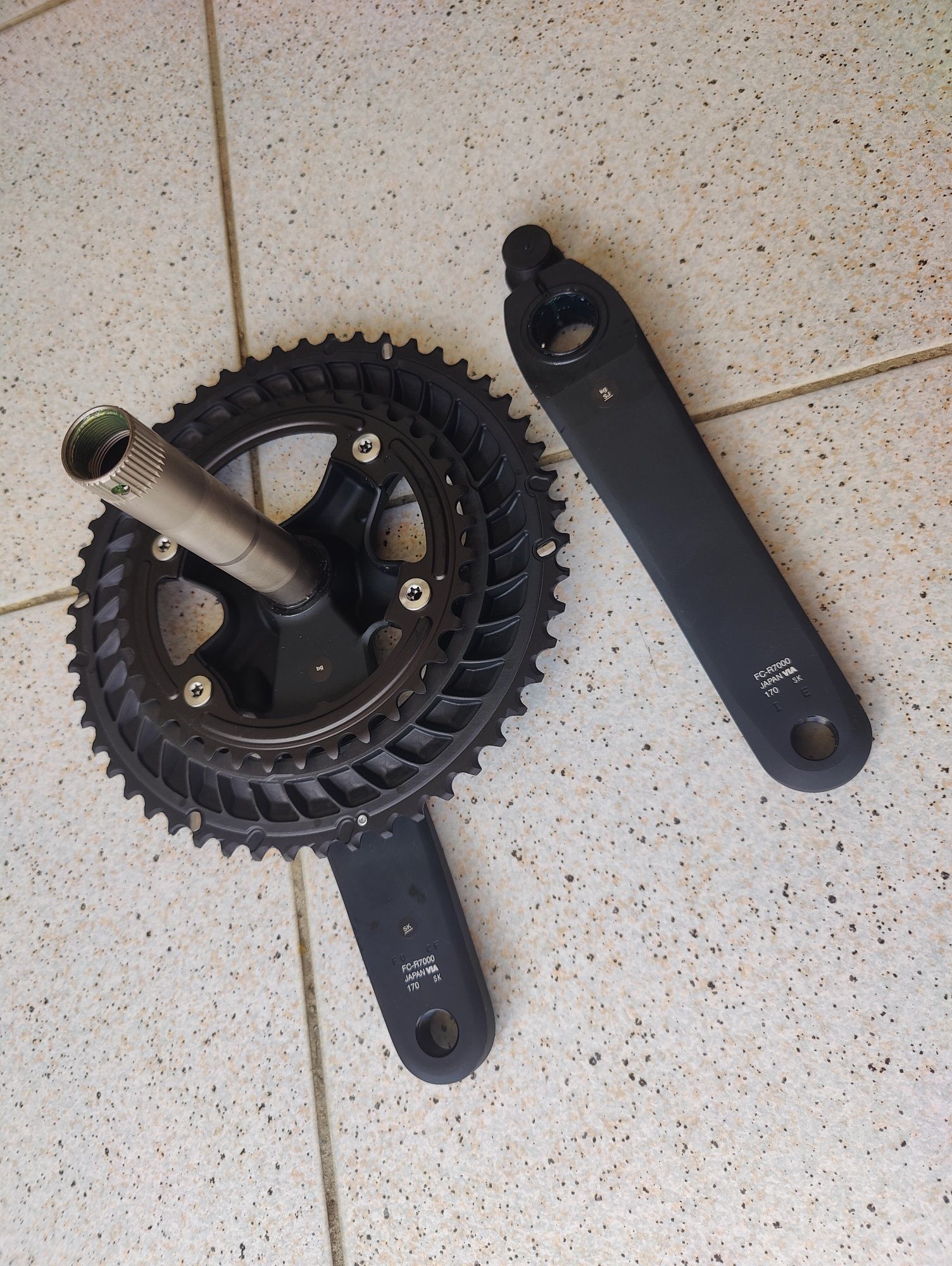 Pedaleiro Shimano 105 170mm 52-36 novo