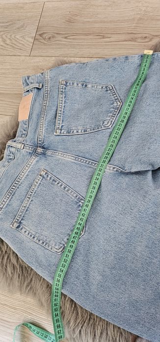 Spodnie zara jeansy jeans Rozmiar L 40 jasne niebieskie wysoki stan