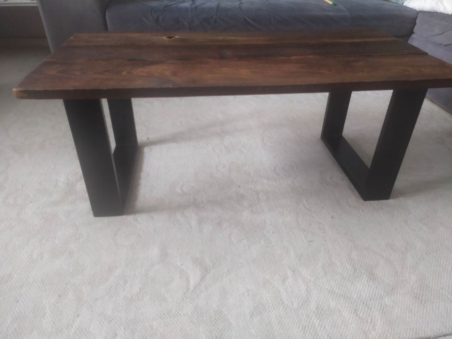 Stolik kawowy loft stare drewno